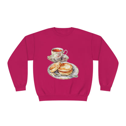 Unisex NuBlend® Crewneck Sweatshirt - British Royal Feast Opulent Dining Fit for Royalty