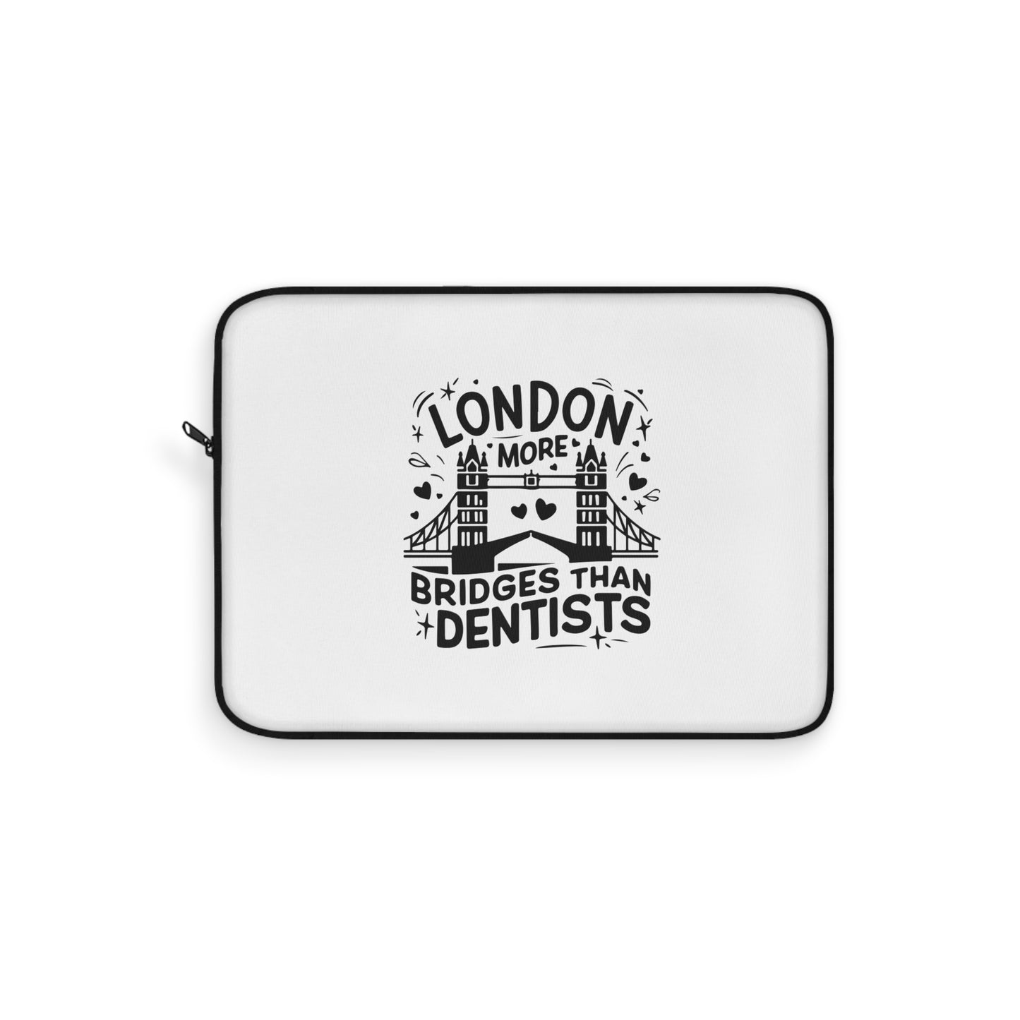 London-Inspired Laptop Sleeve, Unique Tech Accessory, Gift for Travelers, Laptop Case, Fun Office Decor