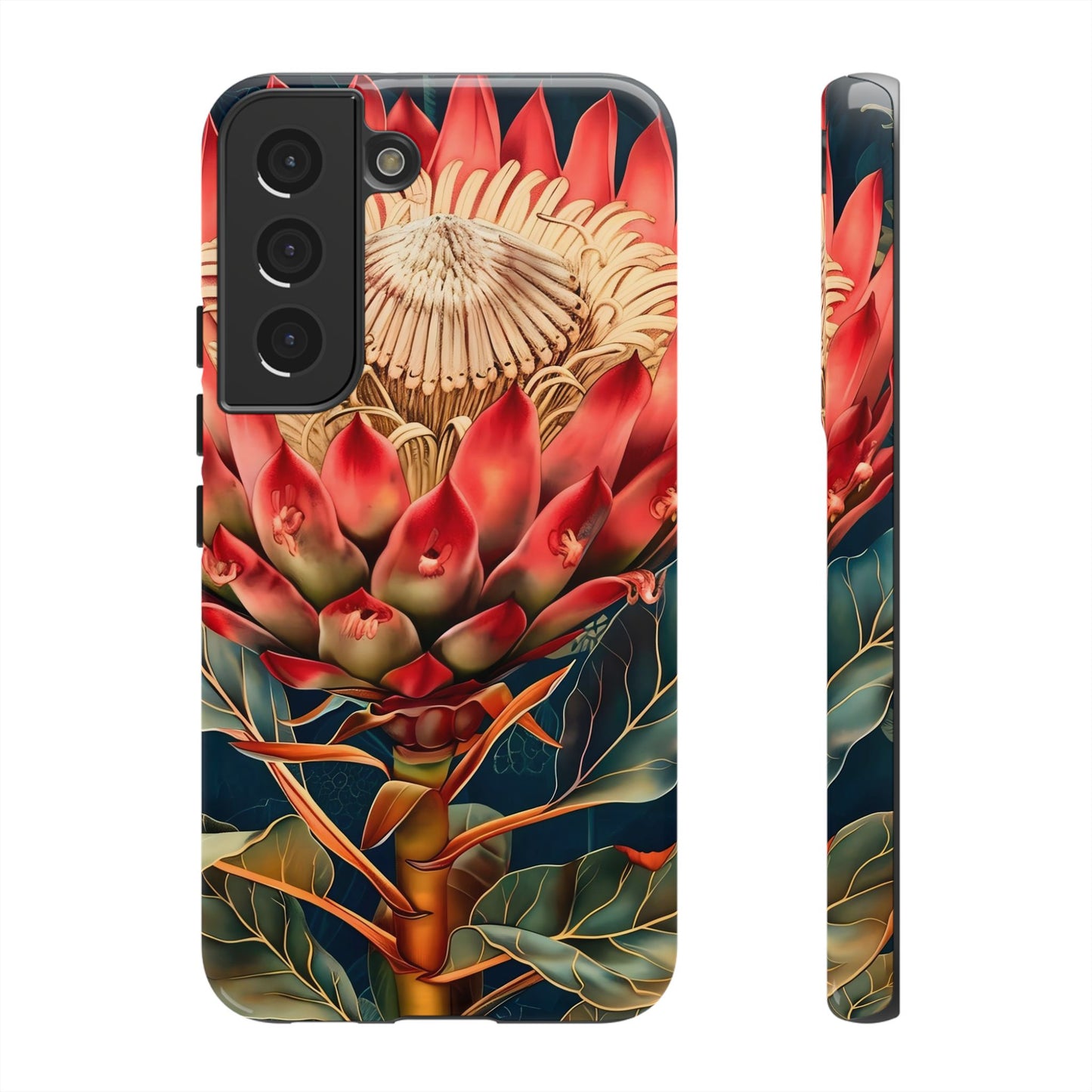 Tough Cases: Vibrant Floral Phone Case, Tough Phone Covers, Floral Art Cases, Nature Design Accessories, Gift for Nature Lovers