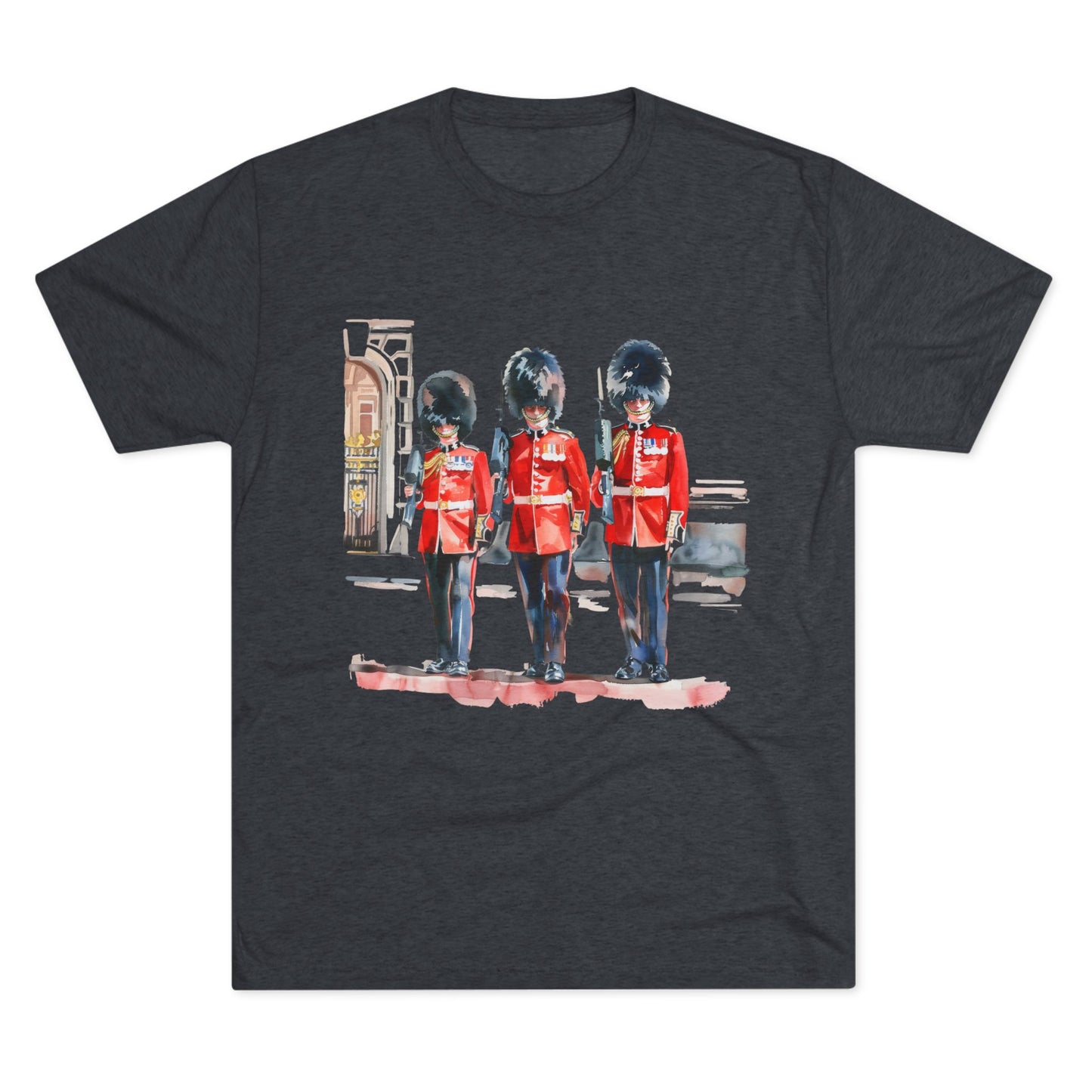 Red Jacket - Bodmin Keep: Cornwall's Army Museum Trendy Unisex Tri-Blend Crew Tee