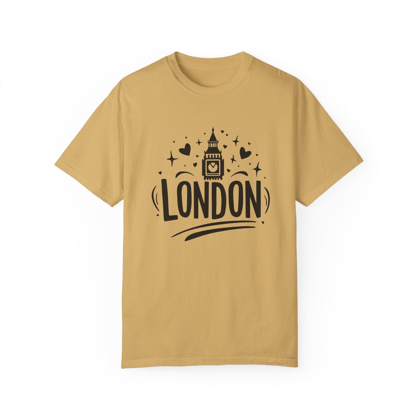 London Aesthetic - Timeless Cityscape Trendy Unisex Garment-Dyed T-shirt