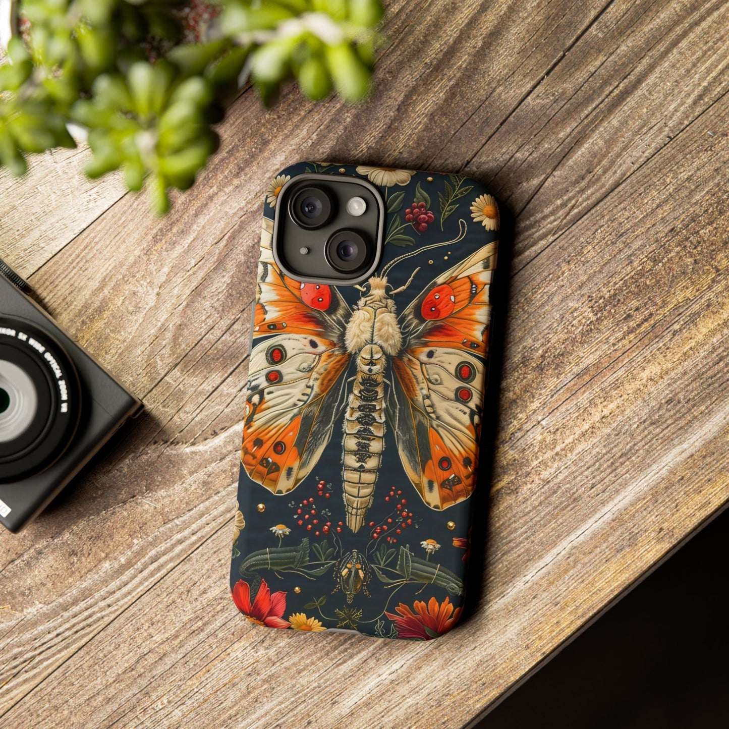 Artistic Butterfly Phone Case for Nature Lovers, Eco-friendly, Gift for Birthdays, Holidays, Unique Cell Phone Accessories