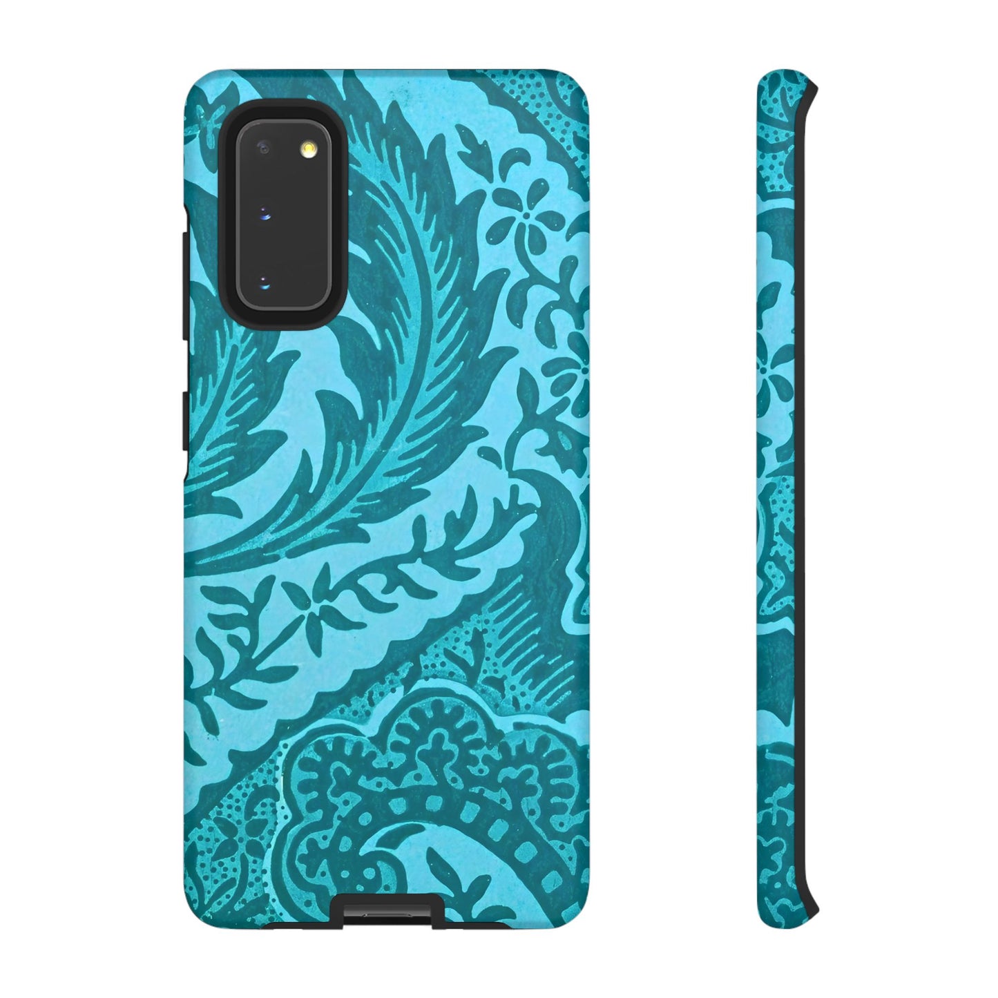 Protective Phone Case with Elegant Teal Design, Tough Cases, Floral Phone Cover, Stylish Smartphone Protection, Gifts for Her, Trendy [...]