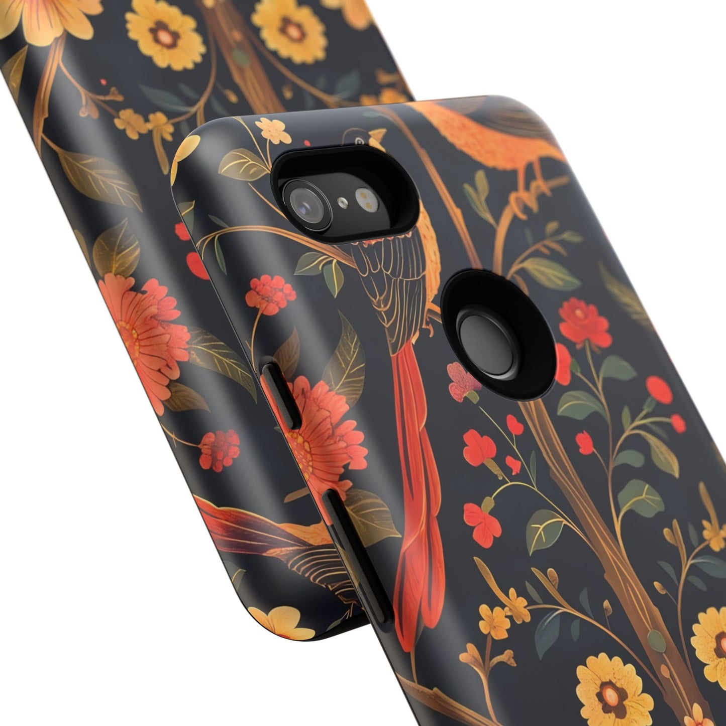Floral Phone Case, Tough Cases, Flower Pattern, Phone Accessory, Gift for Her, Stylish Tech Cover, Nature Lover's Gift
