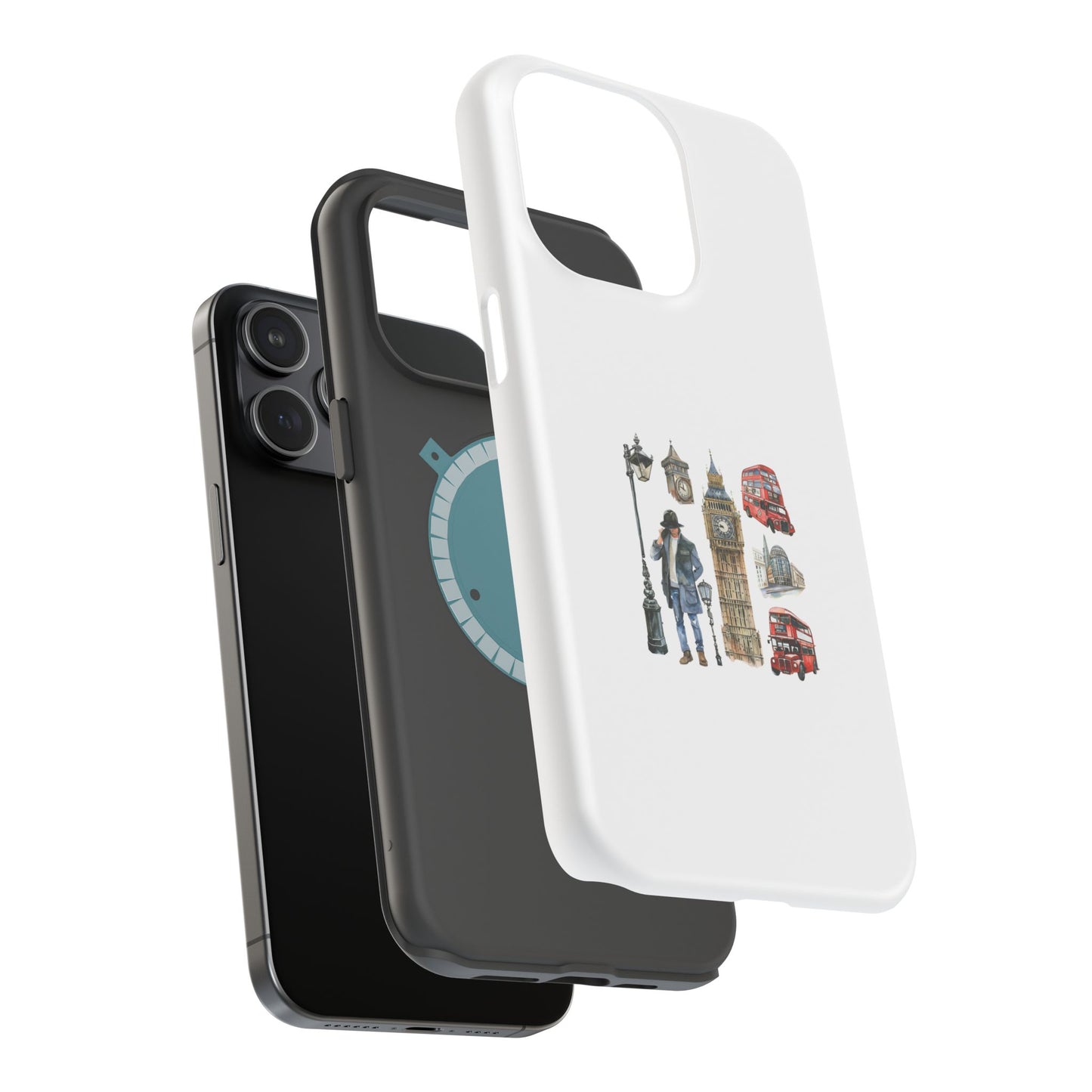 London-Inspired Magnetic Tough Cases | Custom Phone Covers for Travel Lovers, Gift for Friends, Unique Accessories, Phone Protection