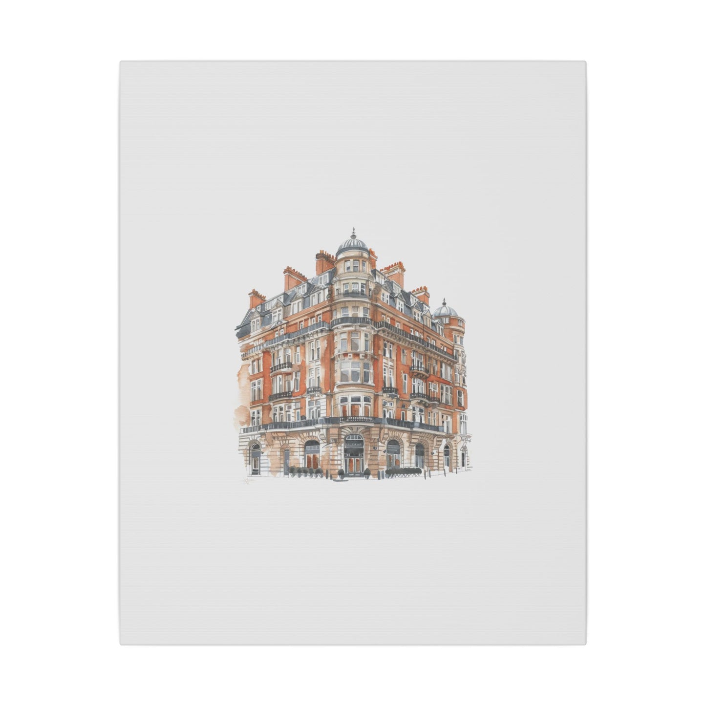 Artistic Matte Canvas Print of Historic Building, Wall Art Decor, Home Interior, Unique Gift, Fine Art, Architecture Lover, Urban Design