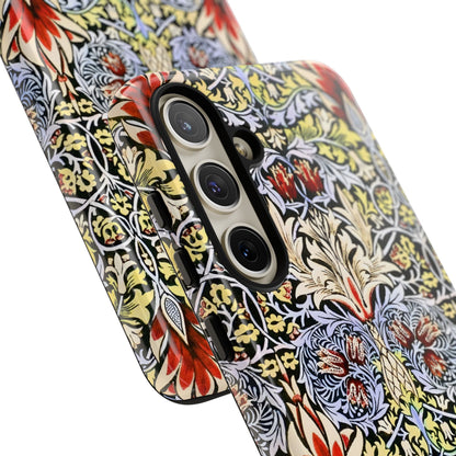 Stylish Phone Case - Floral Design, Tough Cases, Gift for Her, Phone Accessories, Trendy Tech, Unique Cell Phone Cover