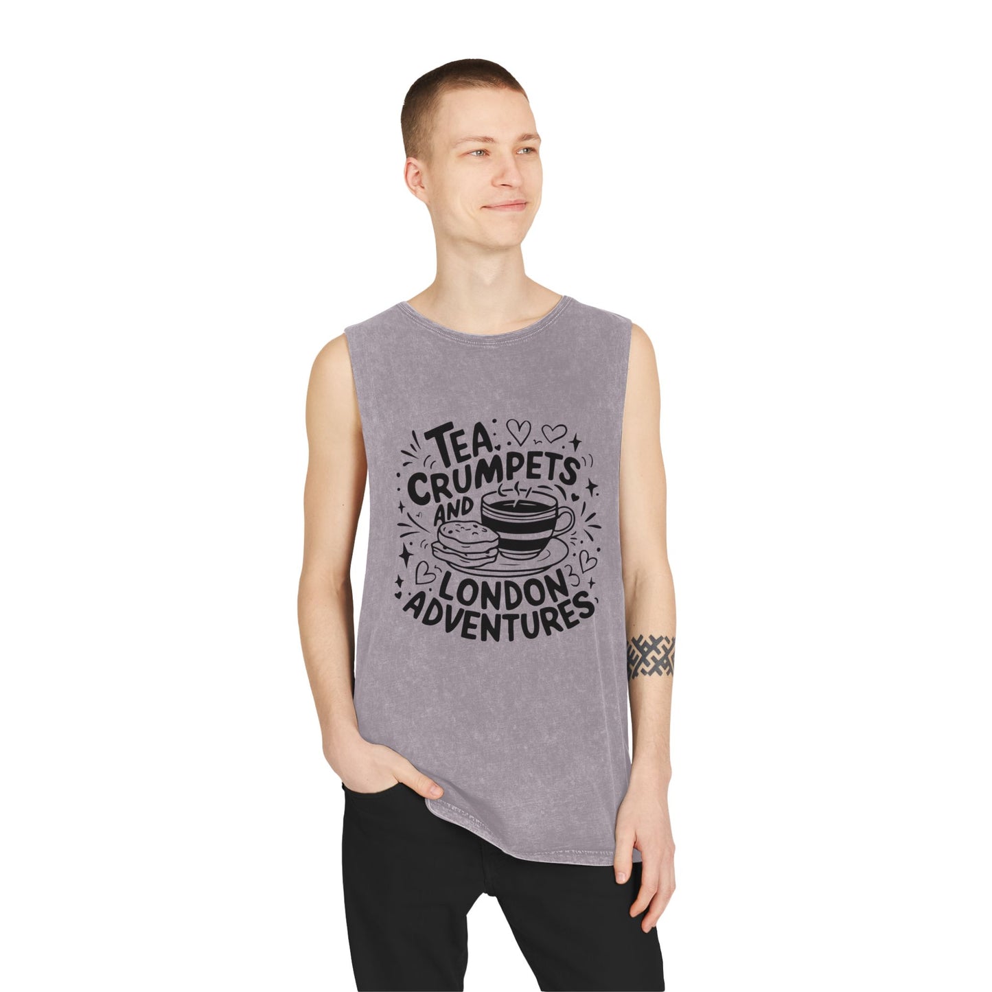 Unisex Stonewash Tank Top - London's Adventures