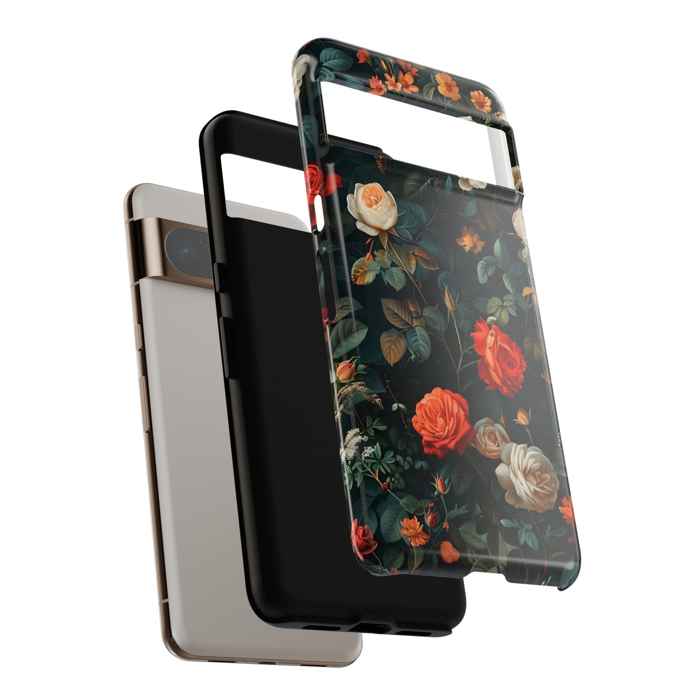 Floral Phone Case | Tough Cases with Elegant Design | Gift for Her, Mother's Day, Birthdays, Personalized, Trendy Tech Accessories