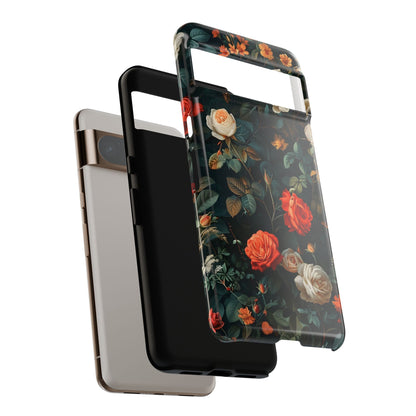 Floral Phone Case | Tough Cases with Elegant Design | Gift for Her, Mother's Day, Birthdays, Personalized, Trendy Tech Accessories