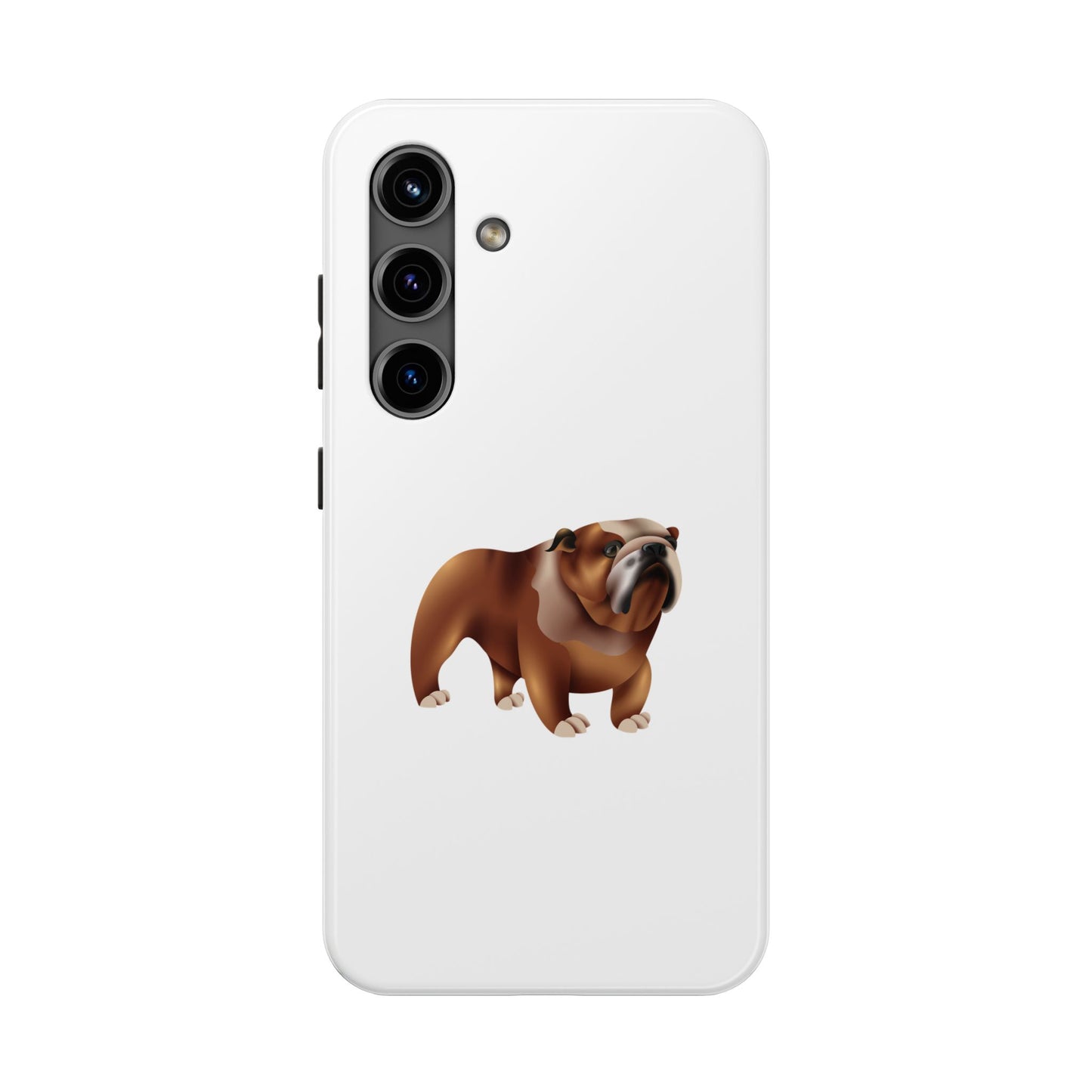 Bulldog Tough Phone Case, Durable Dog Lover Accessory, Pet-Themed Phone Cover, Unique Gift for Dog Owners, Cute Pet Cases
