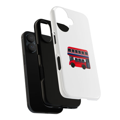 London Double-Decker Bus Phone Case - Fun & Protective Design
