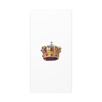 Crown Art Print, Royal Wall Decor, Matched for Home or Office, Gift for Art Lovers, Unique Royalty Artwork