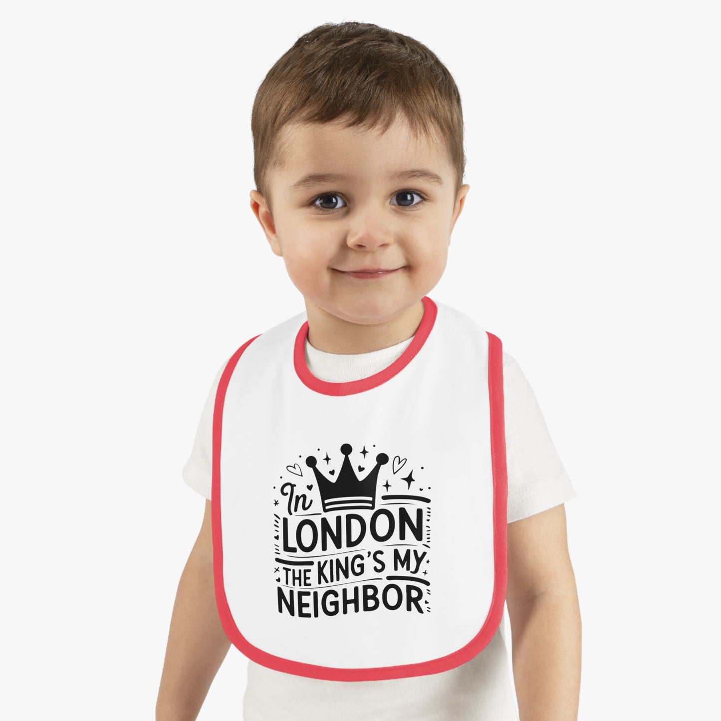 Royal Baby Bib, Cute Baby Bib, London Themed Bib, Newborn Gift, Baby Shower Present