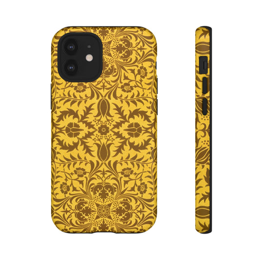 Elegant Floral Phone Case - Durable Tough Cases, Unique Gift, Home Decor, Personalized Accessory, Vintage Style
