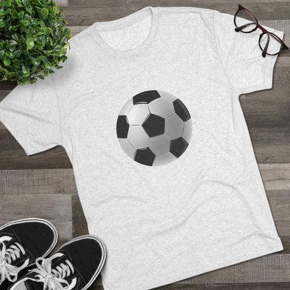 Dynamic Football Design - Sports Passion and Energy Unisex Tri-Blend Crew Tee