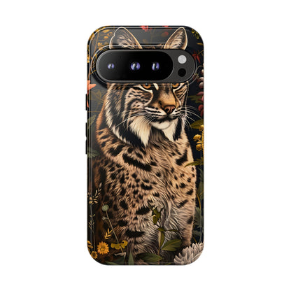 Wildlife Phone Case with Lynx Design, Tough Cases, Animal Lovers Gift, Nature Inspired Accessories, Unique Tech Protection