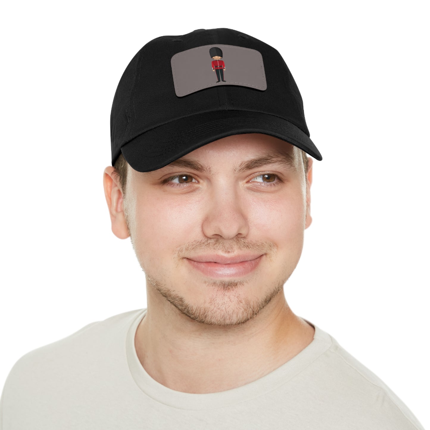 Make a Bold Statement with This Unique Dad Hat Featuring a Stylish Leather Patch