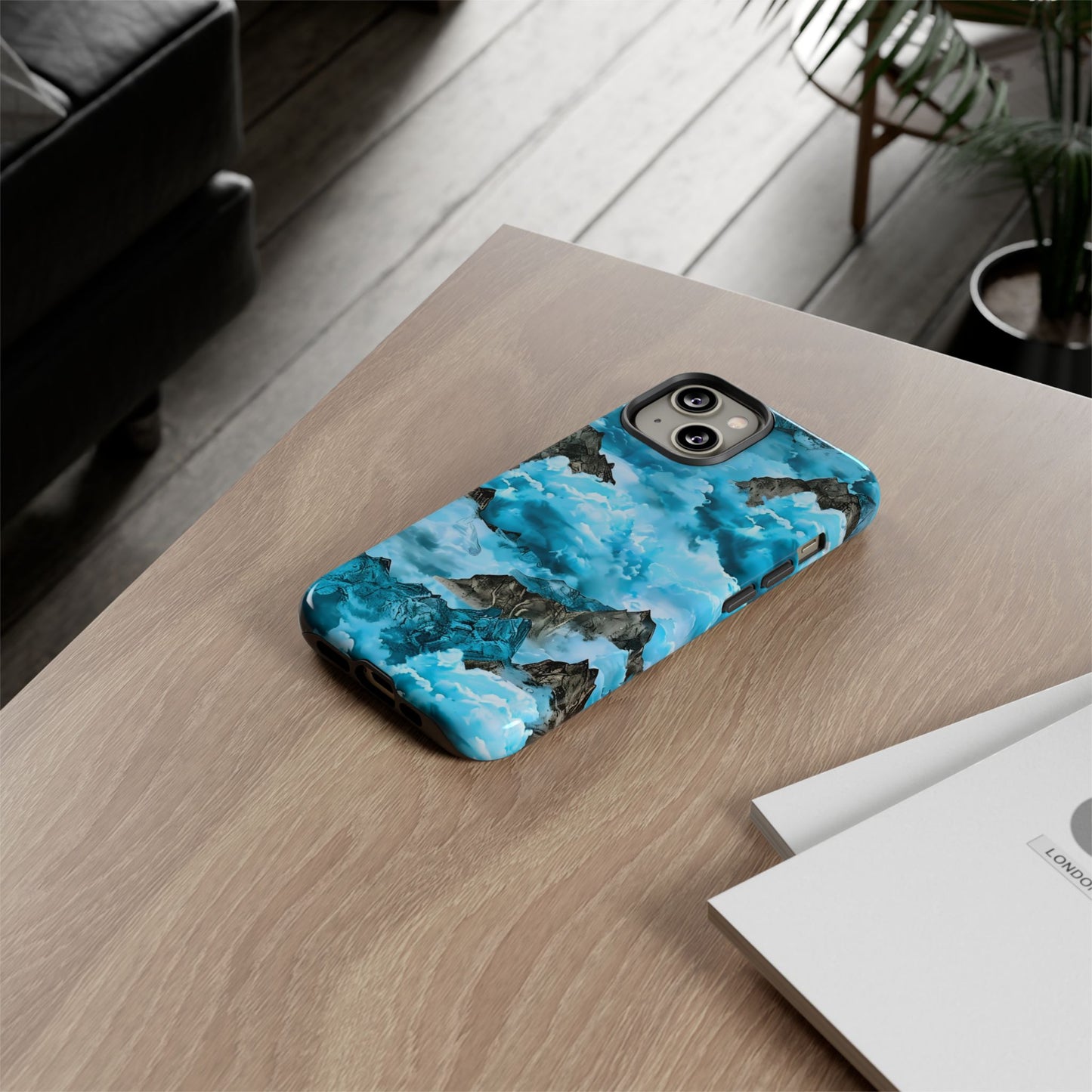 Mountain Wave Phone Case - Adventure Gear, Outdoor Gifts, Stylish Cases, Trendy Accessories, Nature Lovers