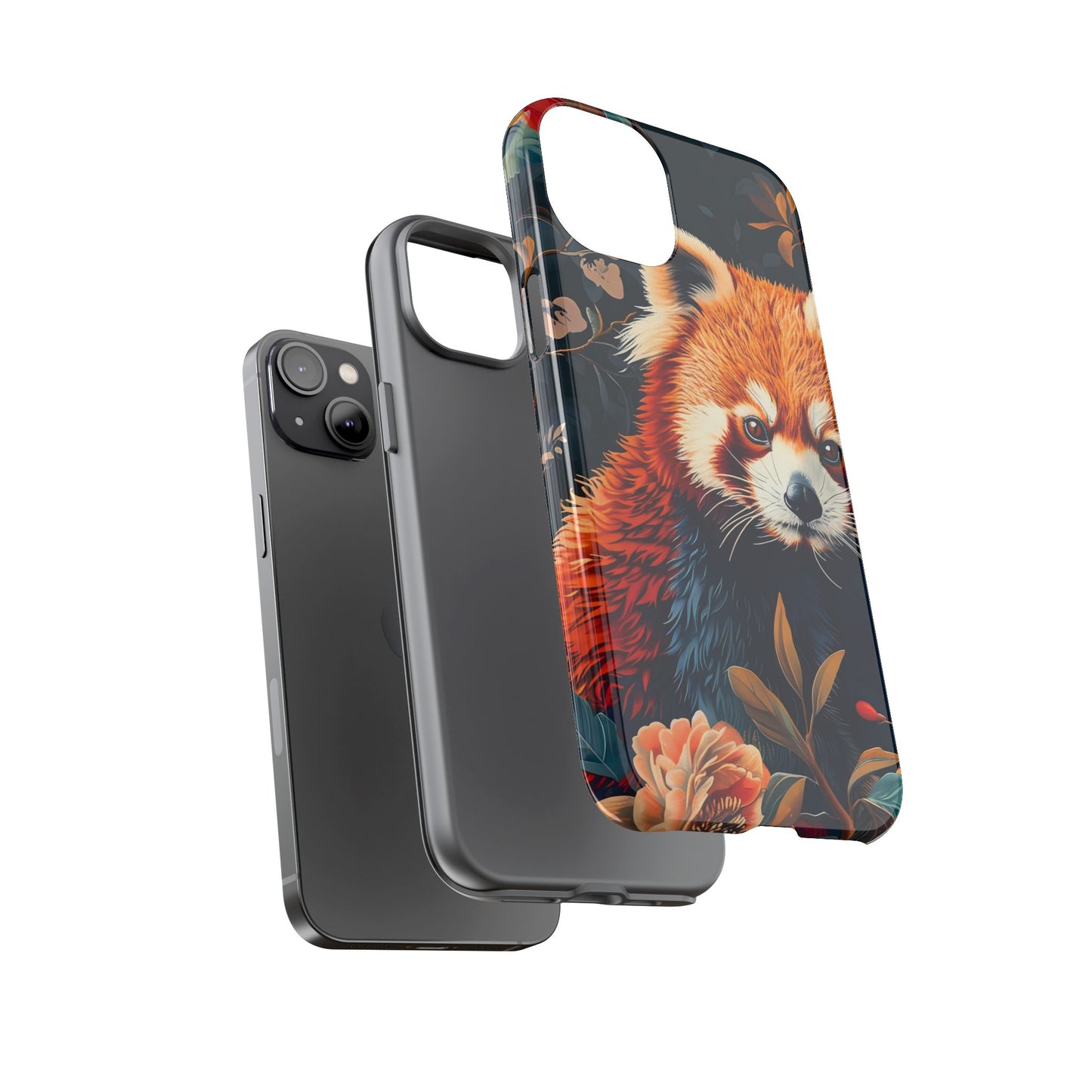 Cute Red Panda Phone Case, Wildlife Lover Gift, Tough Cases for iPhone, Nature-Themed Phone Cover, Animal Art Shell, Cute Tech Accessories
