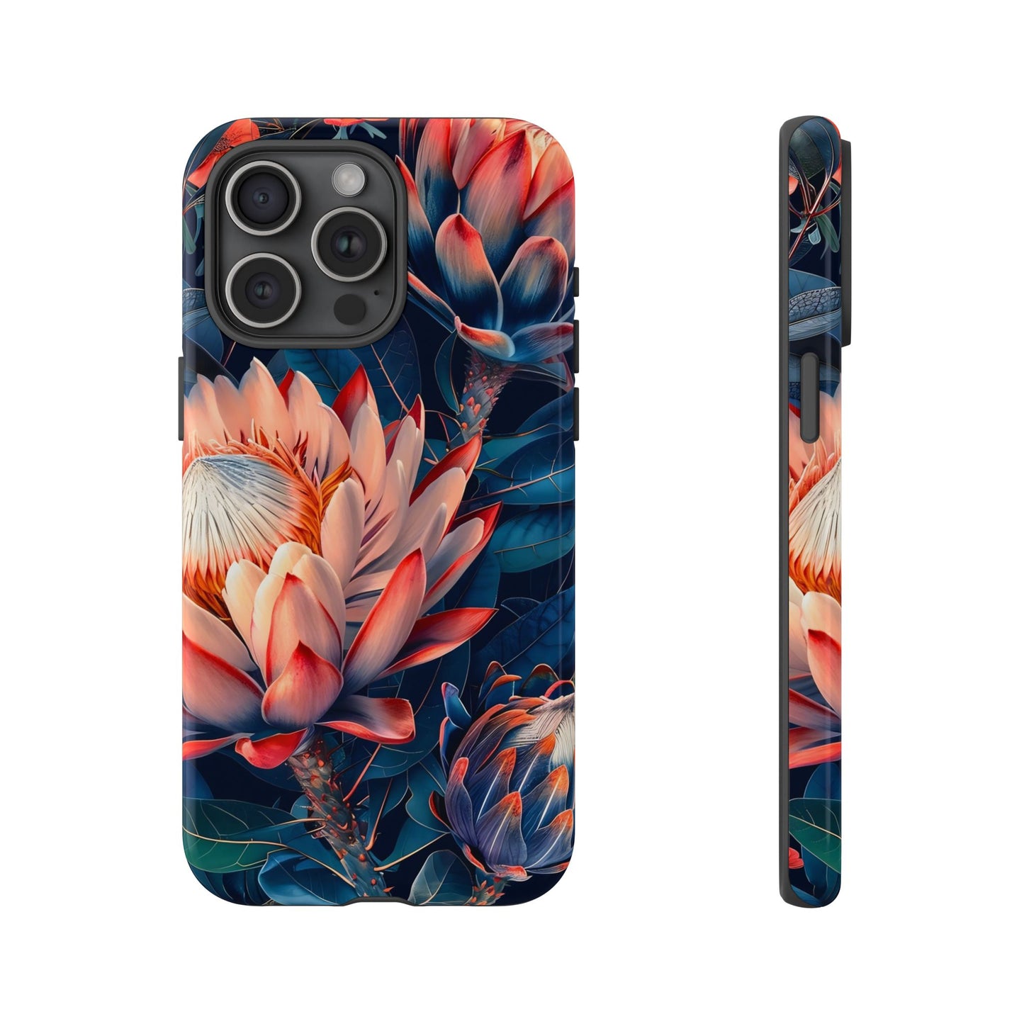 Floral Phone Case | Tough Cases, Floral Design, Phone Accessory, Gift for Her, Customizable Case, Nature Lover Gift