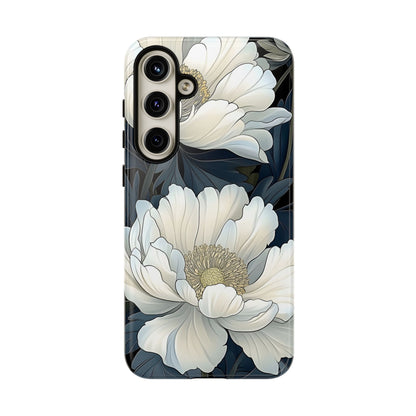 Elegant Floral Phone Case, Floral iPhone Cover, Flower Art Phone Case, Eco-Friendly Mobile Protection, Tough & Stylish Phone Case