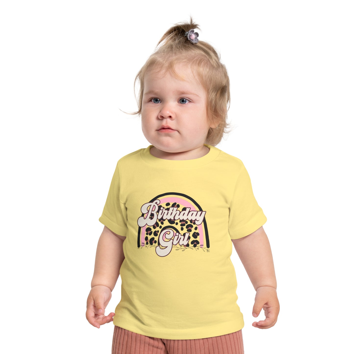 Floral Bow Baby T-Shirt - Cute Short Sleeve Top for Little Ones