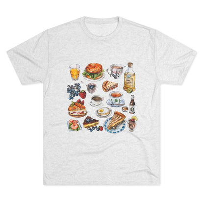 Vintage England Cozy Unisex Tri-Blend Crew Tee