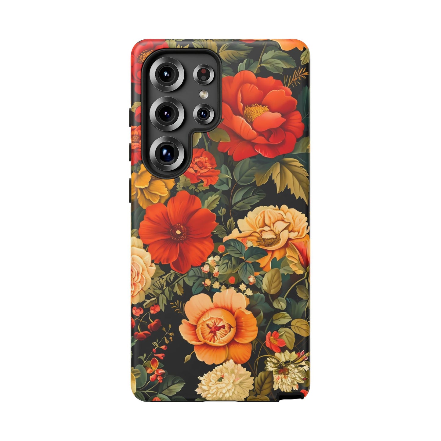 Floral Phone Case, Tough Cases, Decorative Tech Accessories, Gift for Her, Nature Lover Gift, Boho Style Case, Spring Floral Cover