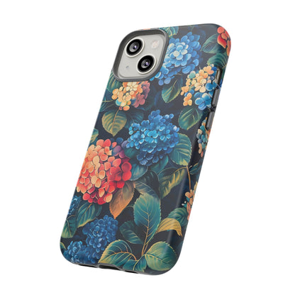 Floral Phone Case, Stylish Tough Case for Gardener Gift, Flower Lover Accessory, Pretty Floral Design, Protective Case