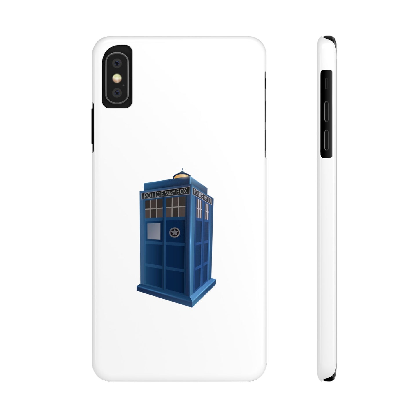 Doctor Who TARDIS Slim Phone Cases, Sci-Fi Phone Covers, Whovian Gifts, Geeky Accessories, Birthday Presents, Fun Tech Gear