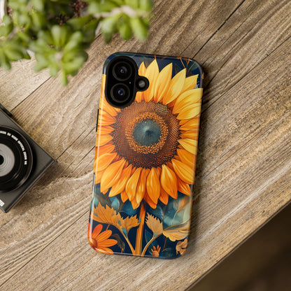 Sunflower Phone Case - Floral Design for Nature Lovers, Cute Spring Accessory, Gift for Her, Eco-Friendly Cover