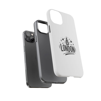 Stylish Phone Case for London Lovers, London Gift, Travel Accessory, Unique Smartphone Case, Cityscape Phone Cover