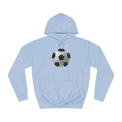 Dynamic Football Design - Sports Passion and Energetic Unisex College Hoodie