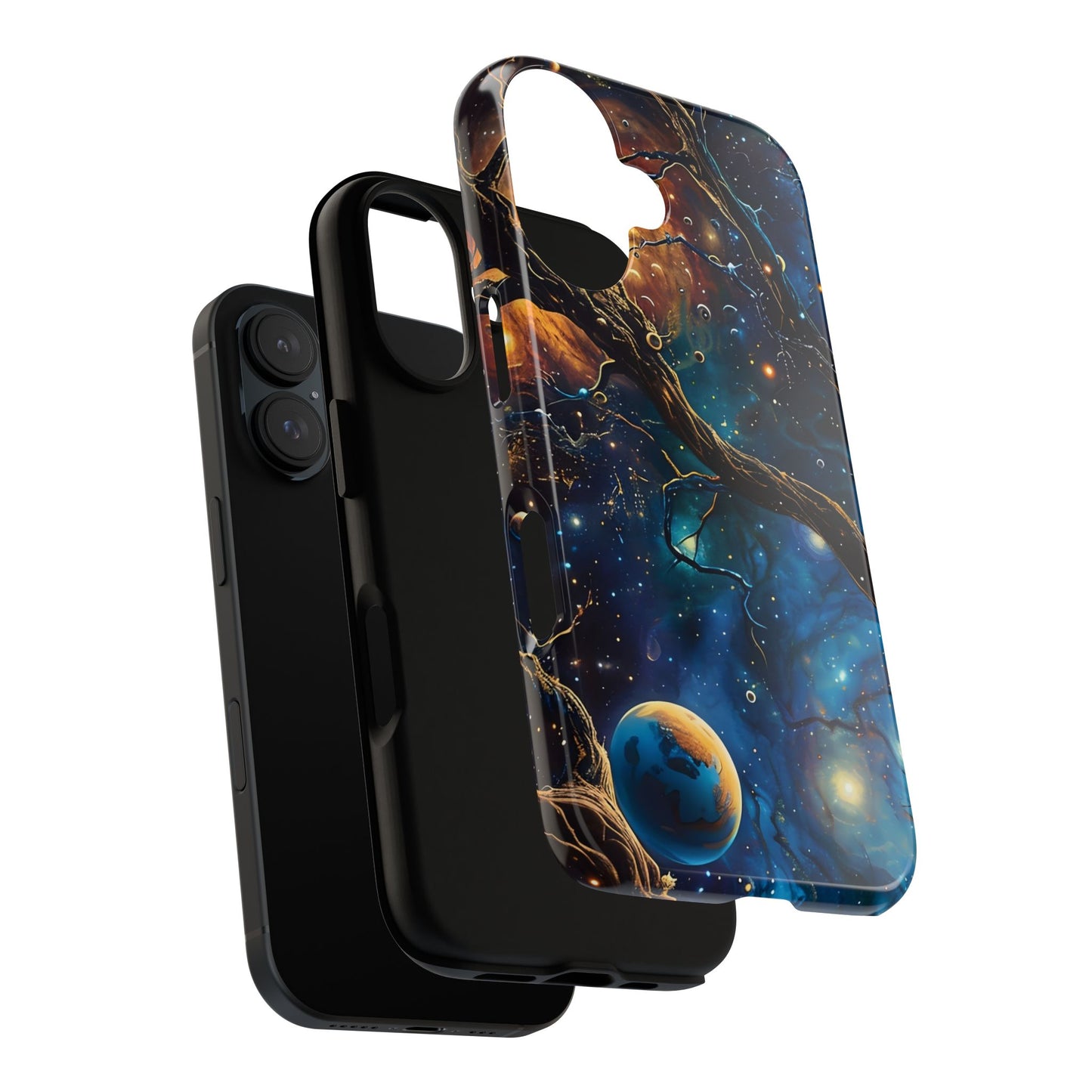 Galaxy-Themed Phone Case, Astronaut Gift, Space Lover Accessory, Unique Phone Cover, Cosmic Art Case