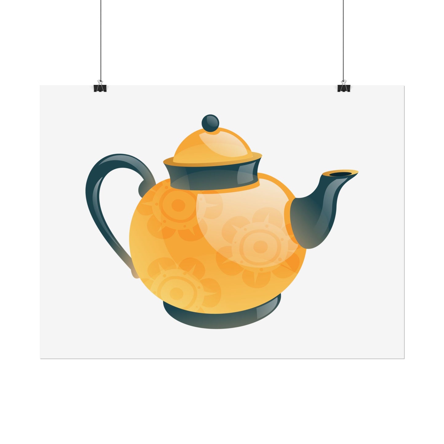 Vintage Tea Pot Rolled Posters