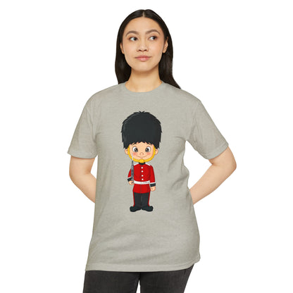 Unisex CVC Jersey T-shirt - Scarlet Pride - The Classic British Soldier