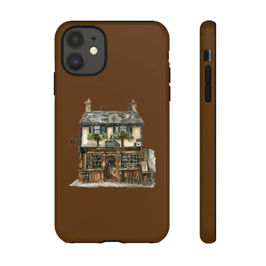 Cozy British Cottage Phone Case, Rustic Home Decor, Gift for Nature Lovers, Birthday Present, Durable Protection
