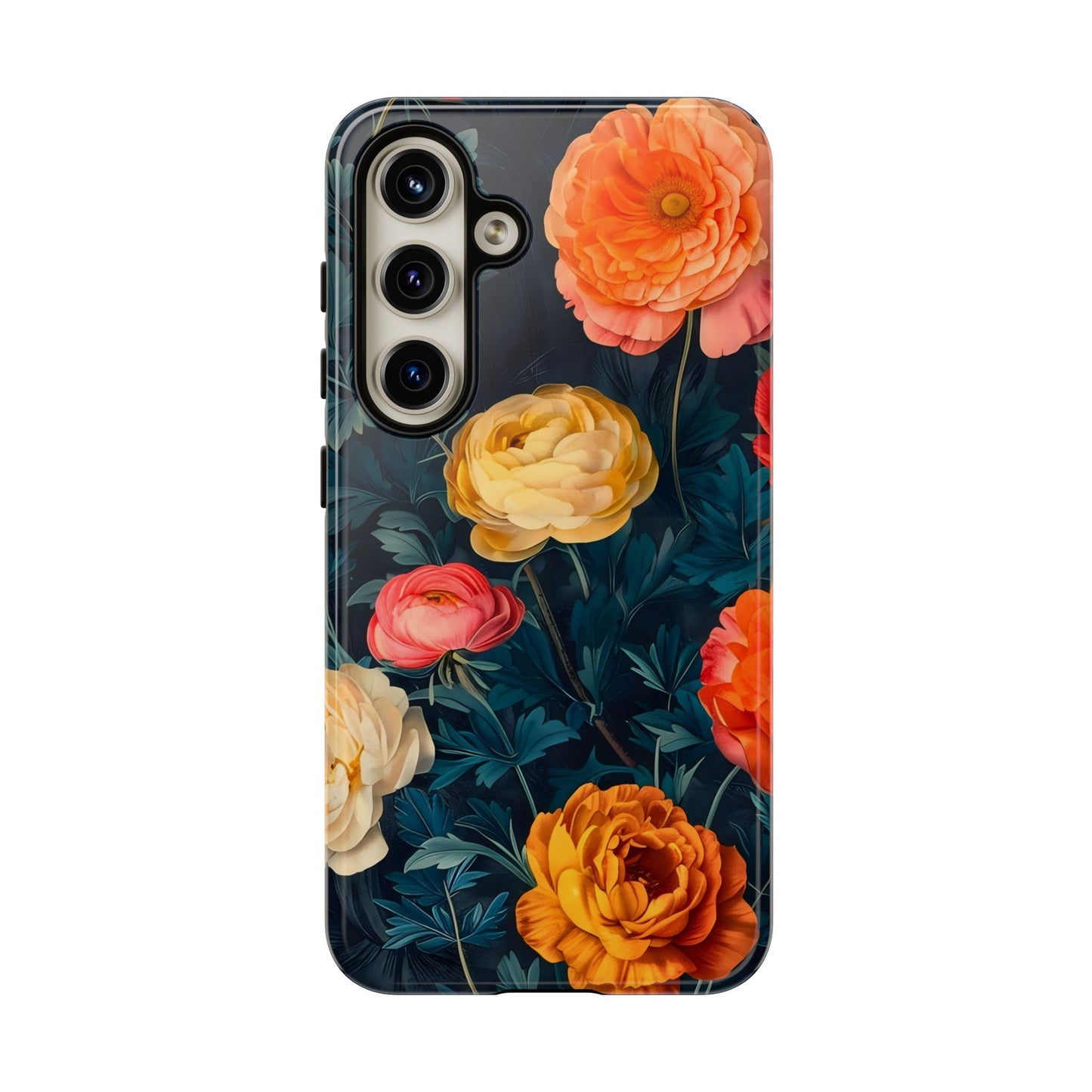 Floral Phone Case - Tough Cases, Stylish Protection, Gift for Flower Lovers, Customizable Cover, Floral Design Mobile Accessory