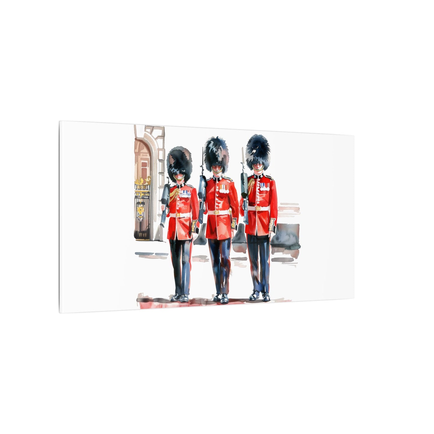 Royal Guards Canvas Print, British Wall Art, Home Decor, Unique Gift, London Culture