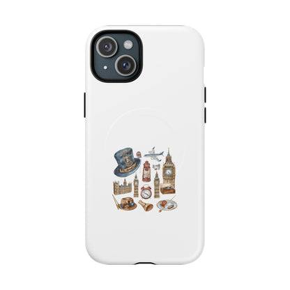 Stylish Tough Magnetic Phone Case Featuring Iconic London Landmarks, Durable Protection, Gift for Travelers, Phone Cover, Customizable [...]