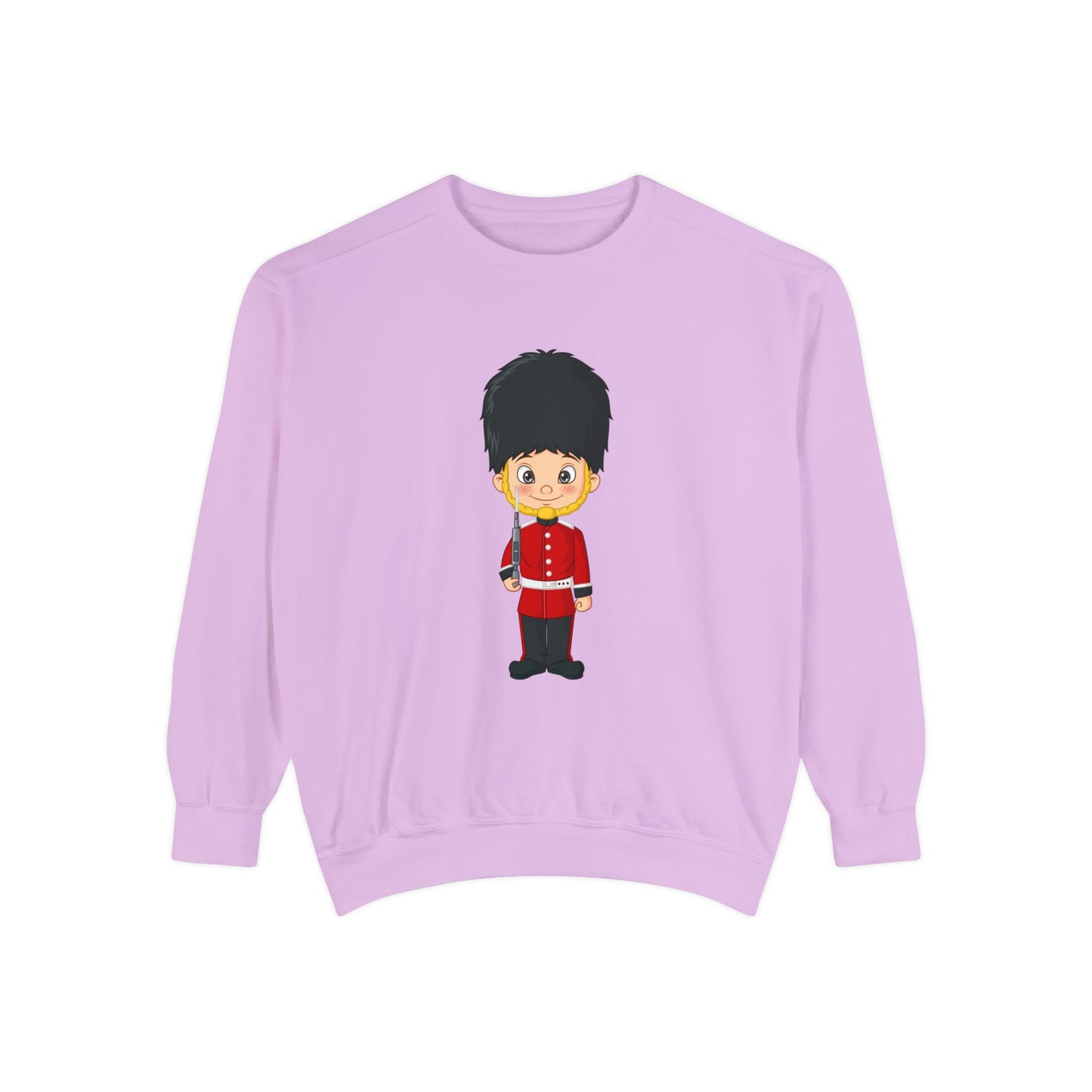 Unisex Garment-Dyed Sweatshirt - British Soldier - Classic Military Elegance and Honorable