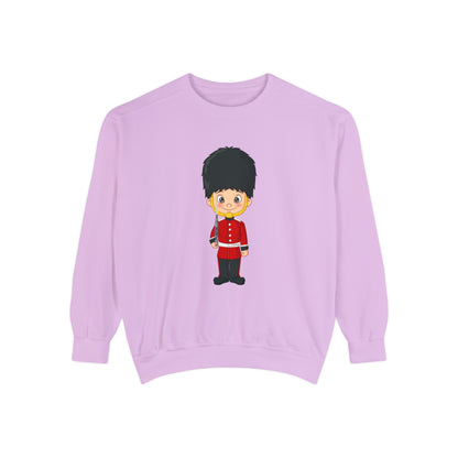 Unisex Garment-Dyed Sweatshirt - British Soldier - Classic Military Elegance and Honorable