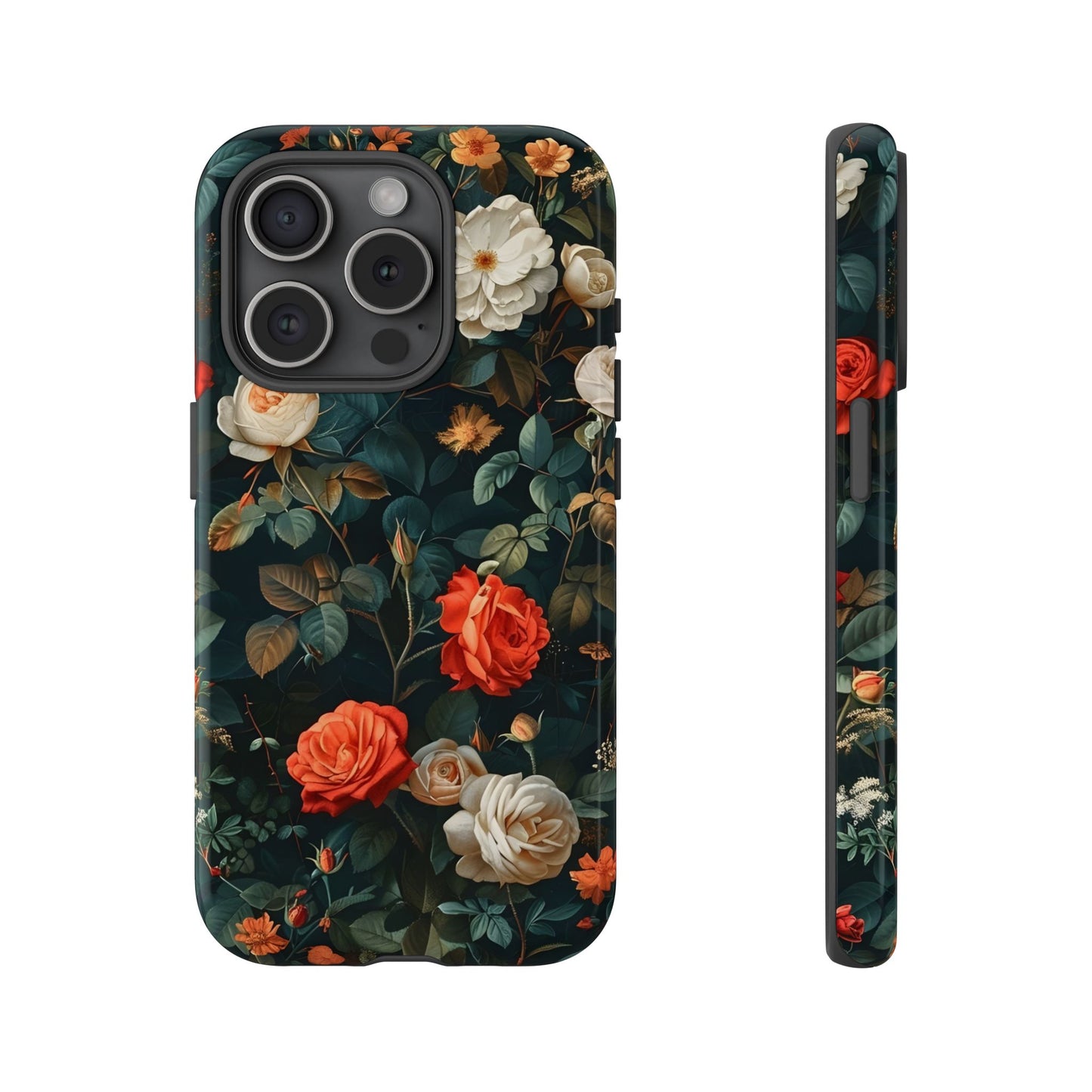 Floral Phone Case | Tough Cases with Elegant Design | Gift for Her, Mother's Day, Birthdays, Personalized, Trendy Tech Accessories