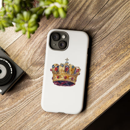 Royal Crown Phone Case | Tough Phone Cases, Stylish Accessories, Gift for Her, Birthday Present, Royalty Vibe