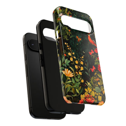 Floral Tough Phone Case, Nature-Inspired Design, Ideal for Garden Lovers, Gift for Birthdays, Christmas, Eco-Friendly Accessory