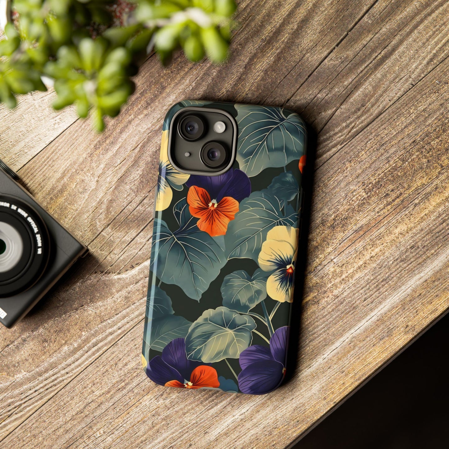 Tough Cases Floral iPhone Case, Tough Phone Cover, Stylish Floral Design, Gift for Her, Summer Vibe, Durable Protective Case