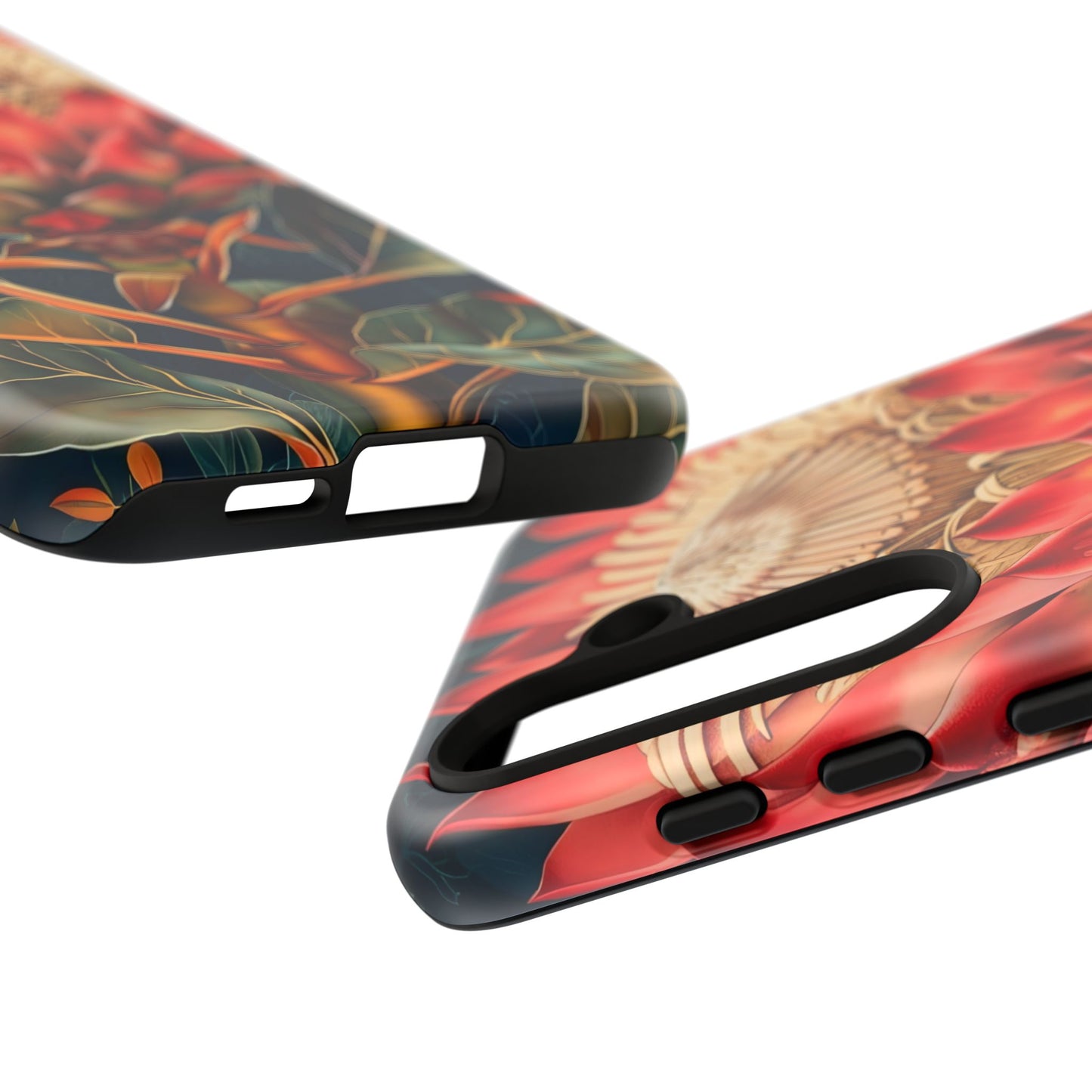 Tough Cases: Vibrant Floral Phone Case, Tough Phone Covers, Floral Art Cases, Nature Design Accessories, Gift for Nature Lovers