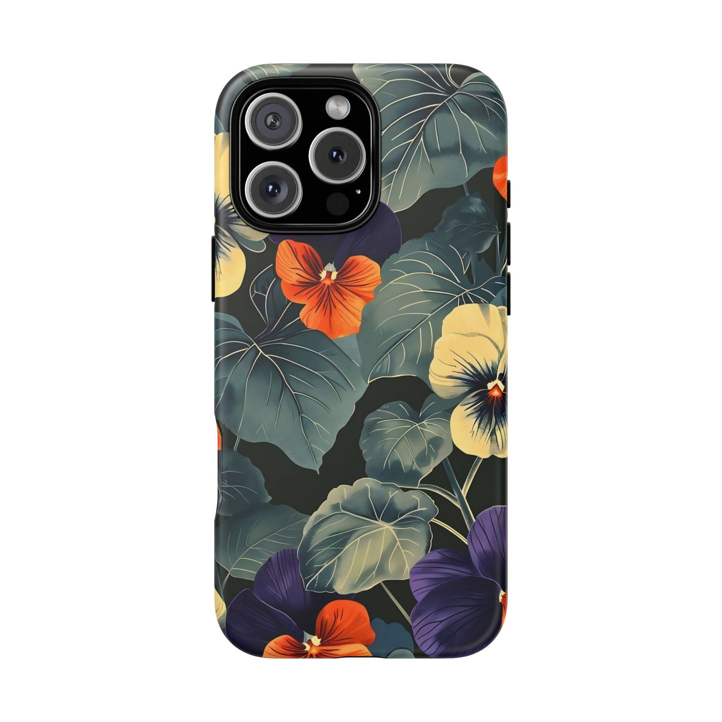 Tough Cases Floral iPhone Case, Tough Phone Cover, Stylish Floral Design, Gift for Her, Summer Vibe, Durable Protective Case