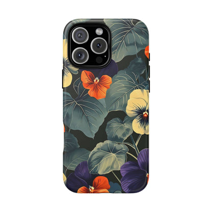 Tough Cases Floral iPhone Case, Tough Phone Cover, Stylish Floral Design, Gift for Her, Summer Vibe, Durable Protective Case